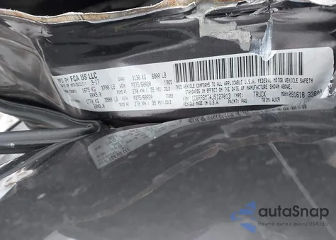 2018 Ram 1500 Sport 4X2 5'7 Box из США, поврежденный, VIN 1C6RR6MT4JS127013